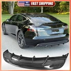 Real Carbon Fiber Rear Bumper Diffuser Lip Spoiler For Tesla Model 2016-2019 New. Price: $407.55.