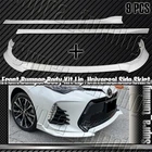 Painted White Front Bumper Lip + Side Skirt 9PCS For 17-19 Toyota Corolla Xse New. Price: $145.88.