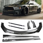 Carbon Fiber Front Bumper Lip Spoiler 86.6" Side Skirt For Dodge Charger R/t Gt New. Price: $189.99.