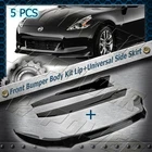 Painted Black Ct For 2009-2012 Nissan 370Z Z34 Front Bumper Lip + Side Skirt 5PC New. Price: $91.41.