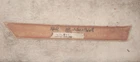 Fender Body Bonding Strip, Lh Upper Hand Laid. New. 58-61 Corvette. Price: $28.80.
