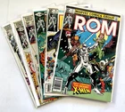 Marvel Rom (1982) #17 18 24 26-27 X-men + Galactus App (vf To Nm) Ships Free! Like. Price: $37.49.