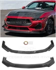 Performance Pack Carbon Fiber Upper Lower Front Lip Splitter 24-UP Ford Mustang New. Price: $4119.98.