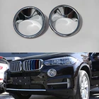 For Bmw X5 F15 Abs Chrome Front Fog Light Lamp Cover Trim Kit 2PCS 2014-2018 New. Price: $16.99.