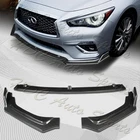For 2018-2024 Infiniti Q50 Premium Carbon Look Front Bumper Body Kit Lip 3PCS New. Price: $53.99.