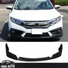 Fits 16-18 Honda Civic Coupe Sedan Front Bumper Lip Splitter Ap Style Pu New. Price: $164.99.