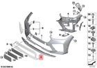 Genuine Bmw X6 F96 Comp. Sac Frontspoiler 51118087200 New. Price: $999.54.