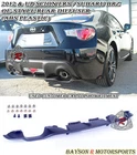Fits 12-16 Scion Fr-s Toyota 86 / 12-21 Subaru Brz Oe-style Rear Diffuser (abs) New. Price: $94.49.