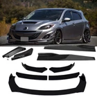 For 2004-21 Mazda 3 5 Front Bumper Lip Splitter Spoiler Side Skirt Body Kit New. Price: $69.99.