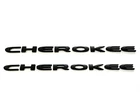 2PC Jeep Cherokee Matte Black Front Door Emblem Badge Nameplate Mopar Oem New. Price: $38.89.