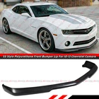 For 2010-13 Chevy Camaro Ls Lt V6 Ss Style Pu Front Bumper Lip Spoiler Splitter New. Price: $105.99.