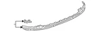 Genuine Audi Bumper Cover Spacer Panel 4KE-807-833-D-GRU New. Price: $439.76.