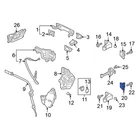 For Volkswagen Jetta 2019-2026 8X4833406A Rear Right Lower Door Hinge New. Price: $77.33.