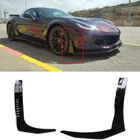 Front Splitter Side Winglet For 2014-2018 2019 Chevy Corvette C7 Gloss Black Abs New. Price: $47.49.