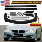 Front Bumper Lip + Spoiler Splitter 78.7" Side Skirt For Infiniti Q50 2014-2022 New. Price: $89.95.