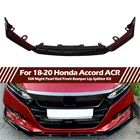 Fit 2018-2020 Honda Accord Painted San Marino Red Front Bumper Lip Splitter Kit New. Price: $90.90.