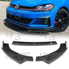 For 2014-2020 Volkswagen Golf Gti R-line MK7 Carbon Look Front Bumper Lip Body New. Price: $55.50.