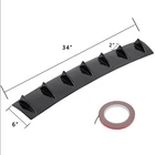 Bumper Lip Diffuser Rear Body Black Car Shark Spoiler Wing Chassis Abs Universal New. Price: $32.19.