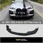 Fits Bmw G22 G23 4 Series 2021-2025 Front Splitter Lip Spoiler Lower Bumper New. Price: $179.99.