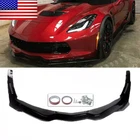 Front Lip Splitter Fits 14 19 Chevrolet Corvette C7 Stingray Stage 5 Gloss Black New. Price: $129.95.