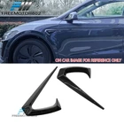 Fits 25-26 Tesla Model Y Juniper Side Fender Trim Gloss Black Vent Abs Sticker New. Price: $47.99.